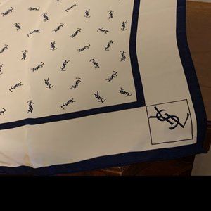 YSL Vintage Silk Scarf